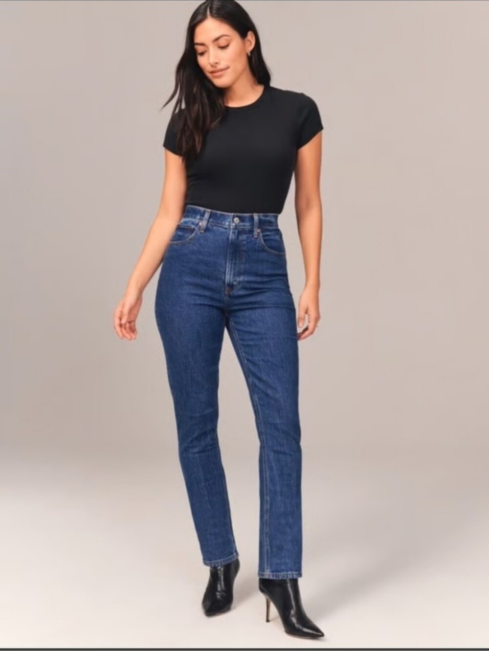 Abercrombie & Fitch Ultra High Rise The Slim Straight Curve Love Women's 24